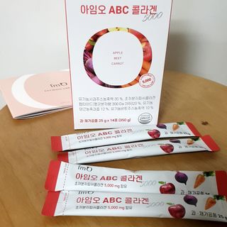 아임오 ABC 콜라겐 젤리 14포 — 5점을 준 리뷰어가 2021년 8월 올린 사용 사진