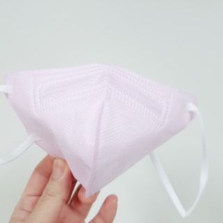 애니가드키즈 새부리형 KF94  5컬러 각 10매입 [화이트, 블랙, 크리미베이지, 코튼핑크, 그레이] 3-6세 — 5점을 준 리뷰어가 2022년 2월 올린 사용 사진