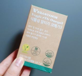 비건타민 식물성 알티지 오메가3 — 5점을 준 리뷰어가 2021년 3월 올린 사용 사진