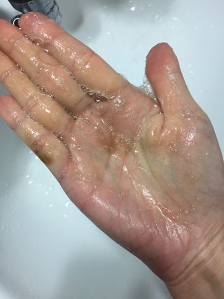 다슈코리아 다슈 데일리 단백질 한방 두피 골드 샴푸 500ml — 5점을 준 리뷰어가 2021년 1월 올린 사용 사진