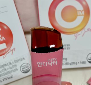 인디닥터 면역 생생 핑크 이뮨 젤리 + 타이탄 BCAA 프로틴 젤리스틱 — 5점을 준 리뷰어가 2022년 5월 올린 사용 사진