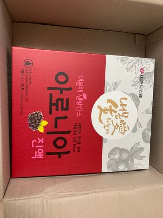 서울약사신협_내몸애생발란스아로니아_70ml x 30포 — 5점을 준 리뷰어가 2021년 6월 올린 사용 사진