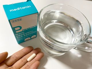 메디타민 인체유래 비피더스 포스트 프로바이오틱스 — 5점을 준 리뷰어가 2021년 10월 올린 사용 사진