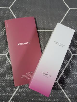 SOONWITH 바이오 내추럴 리프레싱 폼클렌징 — 4.5점을 준 리뷰어가 2021년 2월 올린 사용 사진