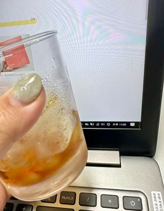 무라벨 바리스타룰스 디카페인 아메리카노 — 5점을 준 리뷰어가 2024년 4월 올린 사용 사진