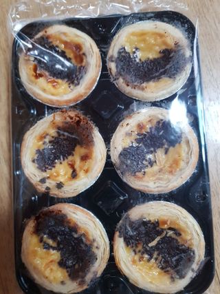 디앙뜨 포르투갈 에그타르트 오리지널 맛+패션후르츠+초콜릿타르트 맛 중 택1 — 5점을 준 리뷰어가 2021년 8월 올린 사용 사진