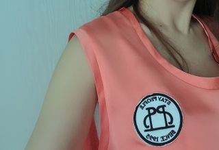 [스테이피플] SILKY SLEEVELESS LOGO TOP — 5점을 준 리뷰어가 2022년 6월 올린 사용 사진