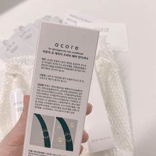어코어 데미지케어 컨디셔너 — 5점을 준 리뷰어가 2021년 2월 올린 사용 사진