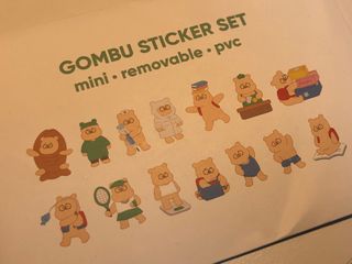 리훈 곰부 내지꾸미기 투명 리무버블 스티커팩 다이어리 다꾸 미니 씰 세트 — 4점을 준 리뷰어가 2023년 5월 올린 사용 사진