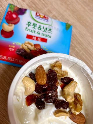 돌 [Dole] 후룻&넛츠 블랙/옐로우/레드라벨 (맛 랜덤발송) — 5점을 준 리뷰어가 2025년 1월 올린 사용 사진