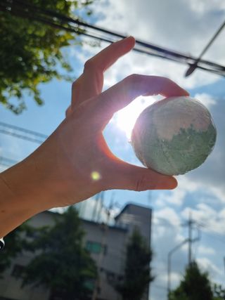 버블데이 배쓰밤 거품입욕제 버블바 6종 — 5점을 준 리뷰어가 2021년 8월 올린 사용 사진