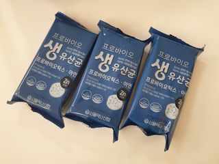서울약사신협_프로바이오 생유산균 2.5g 160포 — 5점을 준 리뷰어가 2021년 7월 올린 사용 사진