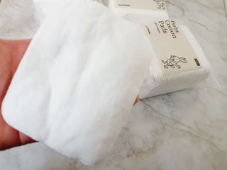 디어엘로디 프리미엄 유기농 유아 솜티슈 40매 3Pack +60매 1Pack 혼합형 — 5점을 준 리뷰어가 2021년 4월 올린 사용 사진