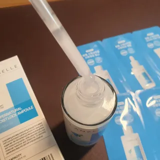 랑벨 수퍼내츄럴 수분잠금 앰플 50ml — 5점을 준 리뷰어가 2023년 1월 올린 사용 사진