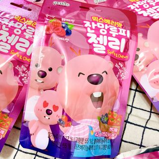 [팔도] 잔망루피젤리 믹스베리맛 42g 8개 — 5점을 준 리뷰어가 2022년 1월 올린 사용 사진