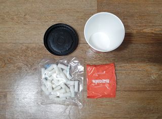 유비쿡 컵떡볶이 매운컵떡볶이2개/ 짜장컵떡볶이 2개  총 4개세트 — 3점을 준 리뷰어가 2021년 3월 올린 사용 사진