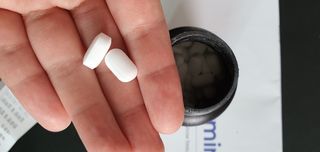 메디타민 원헌드레드 MSM 2000 — 5점을 준 리뷰어가 2021년 4월 올린 사용 사진