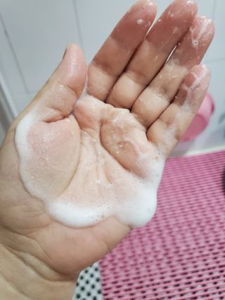 파시랩 그린 플러스 락토 버블 필링 — 4점을 준 리뷰어가 2021년 5월 올린 사용 사진
