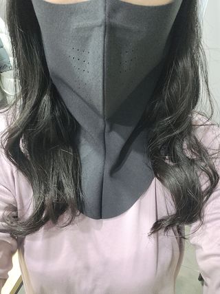 [AVAVE] 어베이브 올인원히트 스포츠 골프 방한 넥워머 마스크 — 5점을 준 리뷰어가 2024년 1월 올린 사용 사진