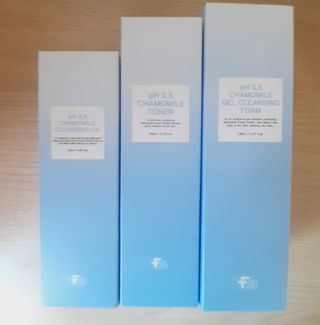 페브유 / FABYOU 페브유 pH5.5 캐모마일 젤 클렌징 폼 + 클렌징 오일 + 토너 3종 세트 — 3.5점을 준 리뷰어가 2021년 6월 올린 사용 사진