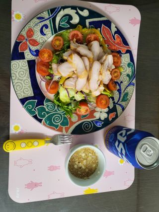 한끼통살 슬라이스 닭가슴살 — 5점을 준 리뷰어가 2023년 2월 올린 사용 사진