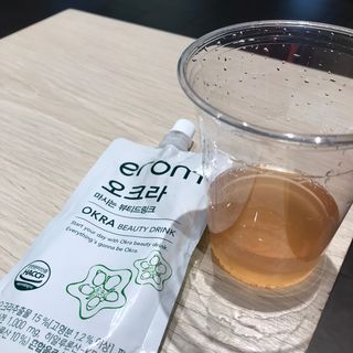 [이롬] 오크라 마시는 뷰티드링크 100mL x 20입 — 4점을 준 리뷰어가 2022년 7월 올린 사용 사진