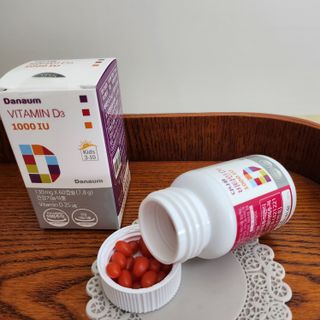 다나음 츄어블 비타민D 1000IU (130ml x 60캡슐) — 3점을 준 리뷰어가 2023년 4월 올린 사용 사진