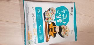 해풀잎 누구나 김밥*1ea [(혼합야채 35g *1ea,  김밥김 (5g, 5ea),  양념간장 (6g, 5ea), 참기름(5g, 2ea)] — 4점을 준 리뷰어가 2022년 7월 올린 사용 사진