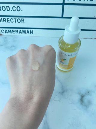 랑벨 비타 에너지 잡티 앰플 50ml 고농축 비타민, 저자극, 수분 촉촉, 미백 앰플 — 4.5점을 준 리뷰어가 2022년 3월 올린 사용 사진