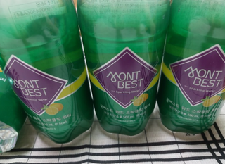 몽베스트 Montbest with Sparkling water Lemon OR Lime 20병(랜덤) — 5점을 준 리뷰어가 2023년 6월 올린 사용 사진