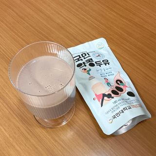 국민바이오 약콩두유 — 4점을 준 리뷰어가 2022년 6월 올린 사용 사진