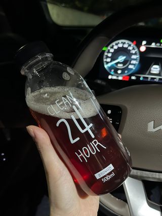 클린24시간 1BOX(5포) + 전용보틀(500ml) — 4점을 준 리뷰어가 2022년 10월 올린 사용 사진