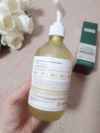 달리프 클로렐라 베러 루트 릴렉싱 샴푸 500ml — 5점을 준 리뷰어가 2021년 1월 올린 사용 사진