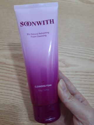 SOONWITH 바이오 내추럴 리프레싱 폼클렌징 — 5점을 준 리뷰어가 2021년 3월 올린 사용 사진