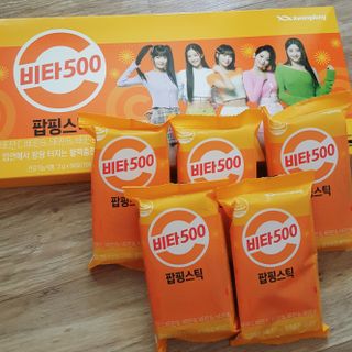 광동생활건강 비타500 팝핑스틱 — 5점을 준 리뷰어가 2023년 8월 올린 사용 사진