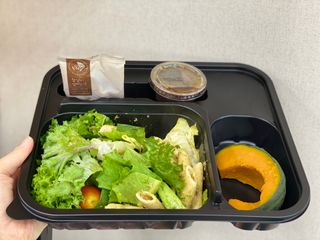 참살이도시락 작심삼일 샐러드도시락 3개 맛보기 새벽배송 또는 택배배송 — 4점을 준 리뷰어가 2021년 8월 올린 사용 사진