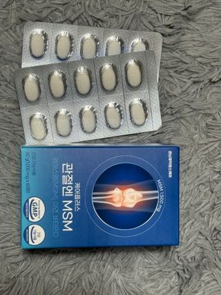 [경남제약헬스케어]케어플러스 관절엔 MSM 1000mg 60정/1개월분/관절/뼈/연골 영양/비타민D+아연/1일2정 — 5점을 준 리뷰어가 2024년 1월 올린 사용 사진