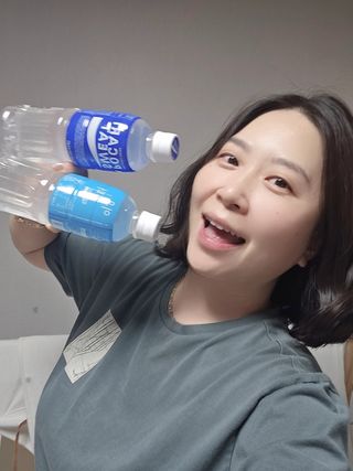 [동아오츠카] 포카리스웨트  500ml PET + 이온워터 500ml PET — 5점을 준 리뷰어가 2025년 6월 올린 사용 사진