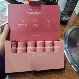 랩앤뷰티 메가 벨벳 콜라겐 12000 — 5점을 준 리뷰어가 2021년 5월 올린 사용 사진