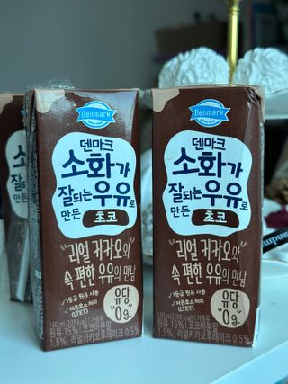 [구매평]덴마크 소화가 잘되는 우유로 만든 초코, 190ml, 24개 — 5점을 준 리뷰어가 2025년 2월 올린 사용 사진