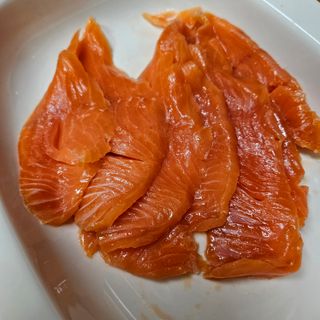 밸런스 다이어트랩 밸다랩 프리미엄 훈제연어 슬라이스 120g — 4.5점을 준 리뷰어가 2023년 5월 올린 사용 사진