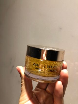 아이앤립 / EYENLIP 아이앤립 24K 골드 N 펩타이드 앰플 크림 — 5점을 준 리뷰어가 2021년 6월 올린 사용 사진