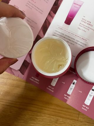 SOONWITH 바이오 수퍼 아쿠아 하이드로 젤 크림 — 5점을 준 리뷰어가 2021년 2월 올린 사용 사진