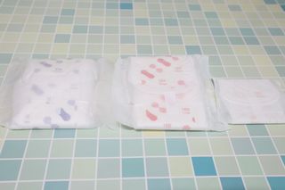 나우[템포] 템포 패드 내추럴 순면 생리대 SET(중형 슬림 + 대형 + 라이너) — 5점을 준 리뷰어가 2024년 4월 올린 사용 사진