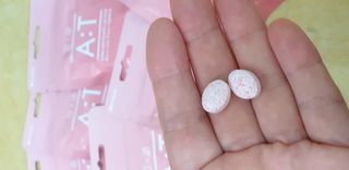 입 냄새 완화에 도움을 주는 에티켓 캔디 복숭아맛 앳캔디 — 5점을 준 리뷰어가 2020년 12월 올린 사용 사진
