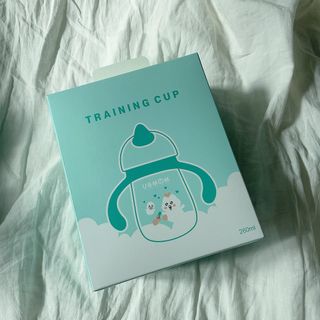 유비맘 트라이탄 코니빨대컵_컬러 랜덤 발송 — 5점을 준 리뷰어가 2021년 2월 올린 사용 사진