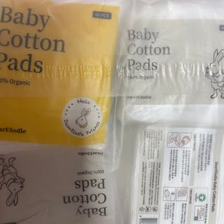 디어엘로디 프리미엄 유기농 베이비 솜티슈 40매 3 + 1 PACK — 5점을 준 리뷰어가 2021년 3월 올린 사용 사진