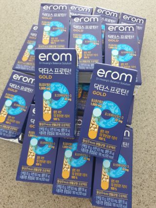 이롬 erom 닥터스 프로틴 골드 — 5점을 준 리뷰어가 2021년 4월 올린 사용 사진