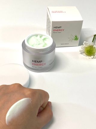 엔디어고 햄프에너지 베리어 크림 50ml — 5점을 준 리뷰어가 2022년 11월 올린 사용 사진