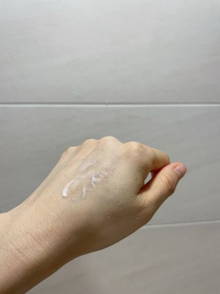 파시랩 그린 플러스 선크림 — 4점을 준 리뷰어가 2021년 6월 올린 사용 사진
